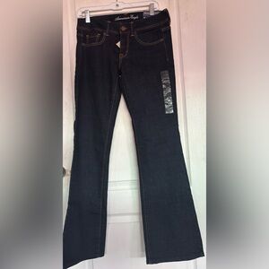 American Eagle Outfitters Black Flare Wide Leg Jeans